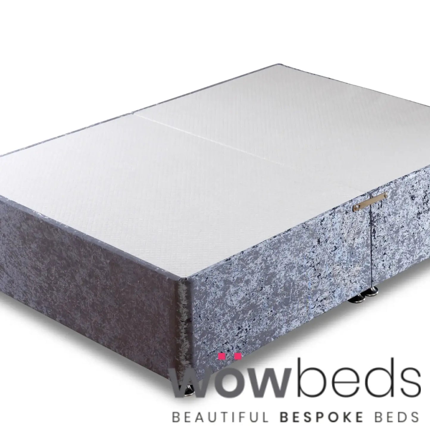 Crushed Velvet Divan Base Only