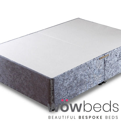 Crushed Velvet Divan Base Only
